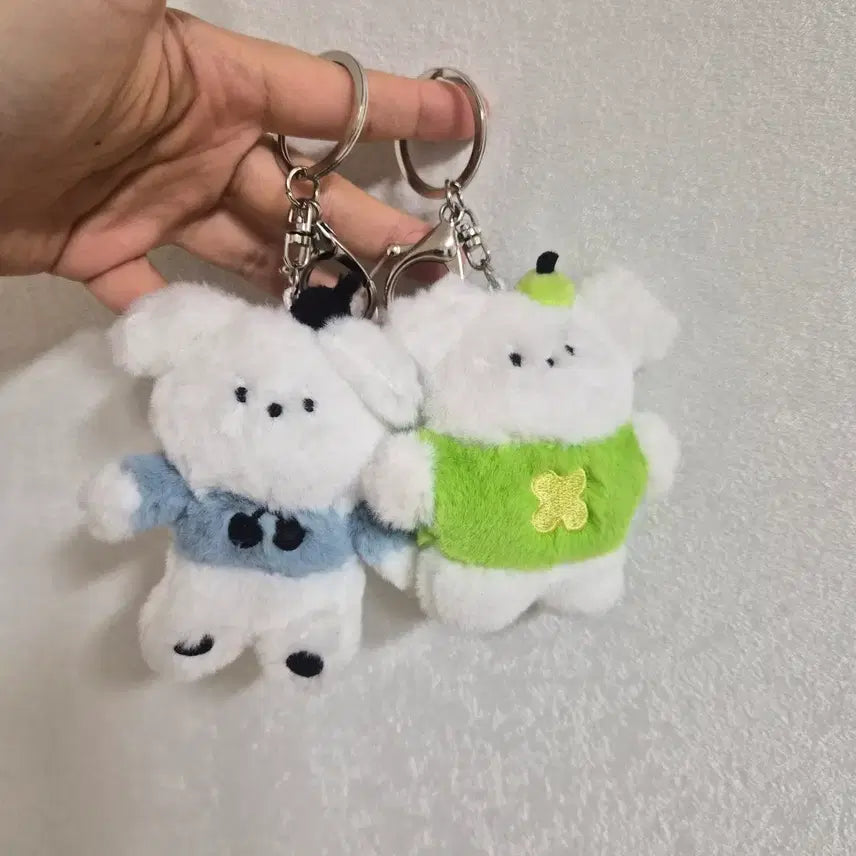 [SOLD OUT] 플러피 강아지 인형 키링 세트