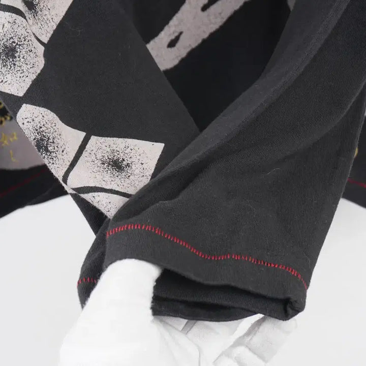 [BUNJANG] SENBU Lettering Embroidered Long Sleeve T-shirt / SENBU 센부 레터링 자수 프린트 유니크 긴팔 티셔츠 C284