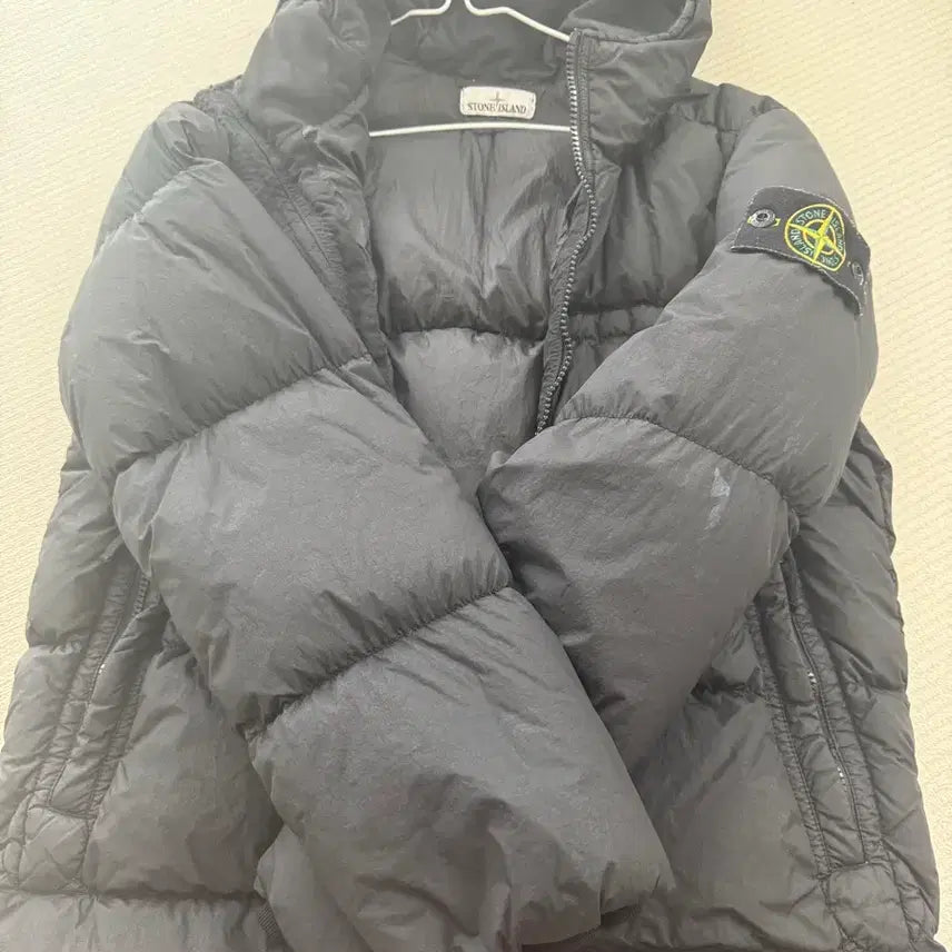 [BUNJANG] Stone Island Crinkle Reps Padded Jacket / 스톤아일랜드 크링클랩스 패딩