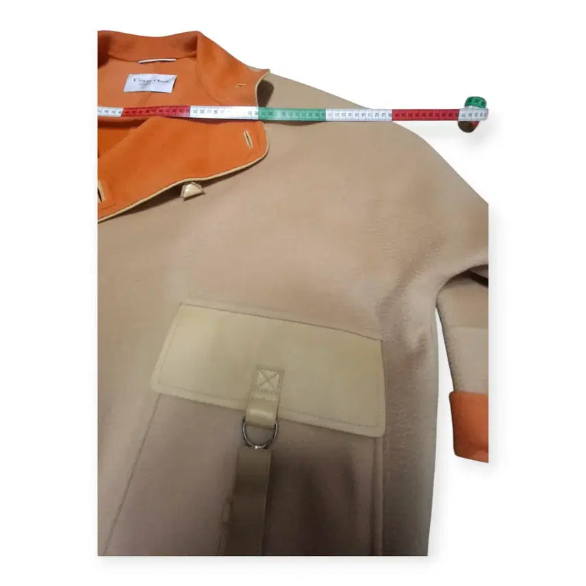 [BUNJANG] CRAZY OENS Italian Cashmere 100% Studded Button Pocket Coat / 38)CRAZY OENS 이태리 캐시미어100% 스터드 버튼 포켓 코트