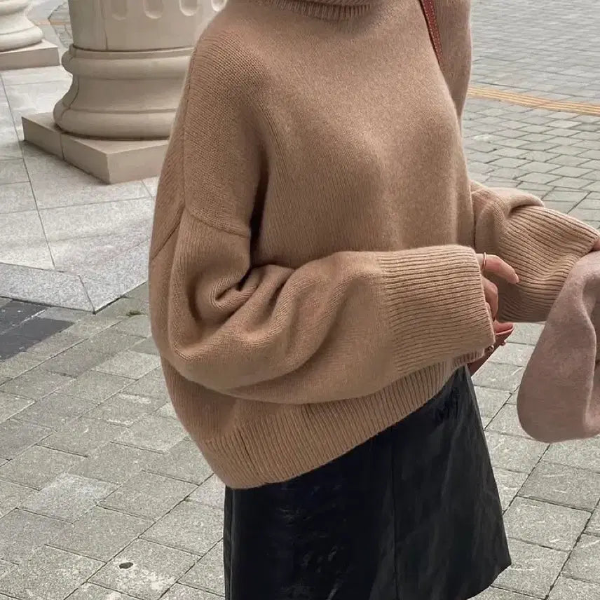 [BUNJANG] YUMER Fake Leather Mini Skirt / 유메르 페이크레더 스커트