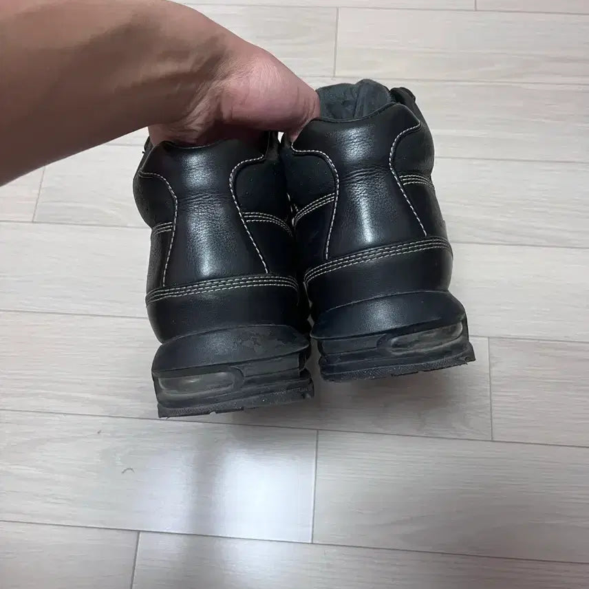 [BUNJANG] Nike GOADOM Black Leather Sneakers US 11.5 / 나이키 고아돔 블랙 레더 295