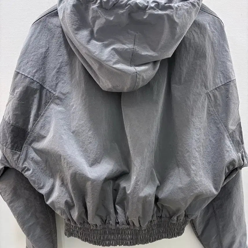 [BUNJANG] Adidas Blue Label Silver Half-Zip Windbreaker / 아디다스 블루라벨 반집업 실버 바람막이