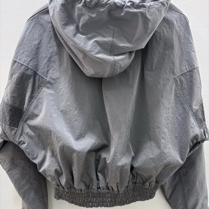 [BUNJANG] Adidas Blue Label Silver Half-Zip Windbreaker / 아디다스 블루라벨 반집업 실버 바람막이