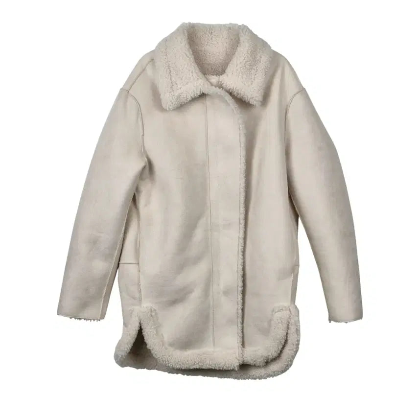 [BUNJANG] Musee Fleece Reversible Mustang Coat / 뮤제 플리스 리버시블 무스탕 코트 36