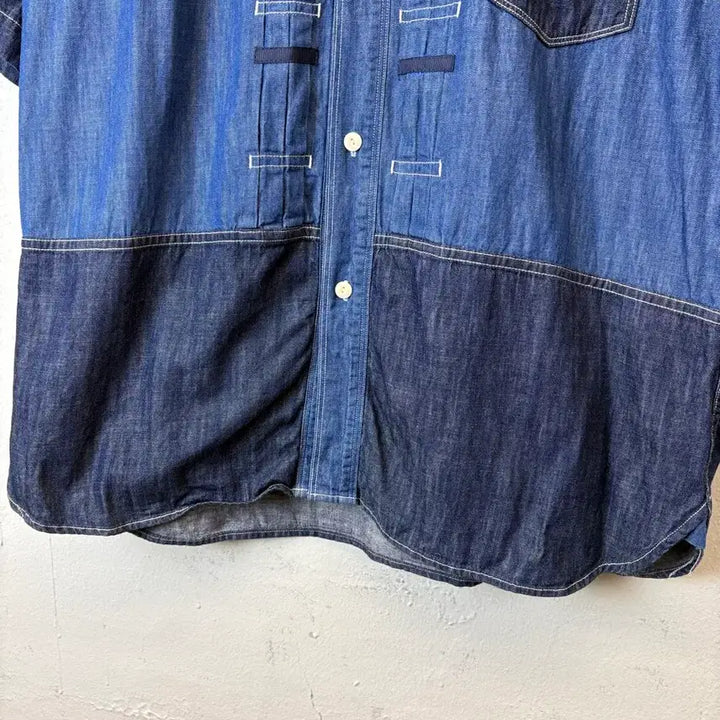 [BUNJANG] Namer Clothing 1st Generation Denim Mix Shirt / [XL] 네이머클로딩 1세대 데님 믹스 셔츠
