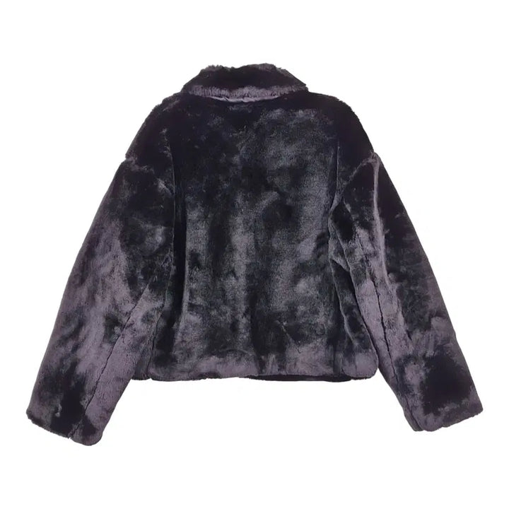 [BUNJANG] Current Crop Faux Fur Jacket / 커렌트 크롭 퍼 자켓 F