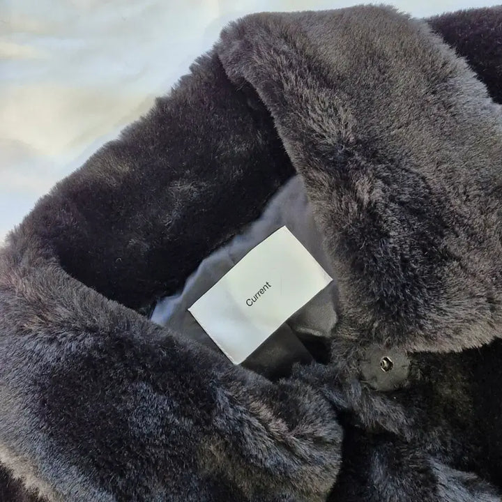 [BUNJANG] Current Crop Faux Fur Jacket / 커렌트 크롭 퍼 자켓 F