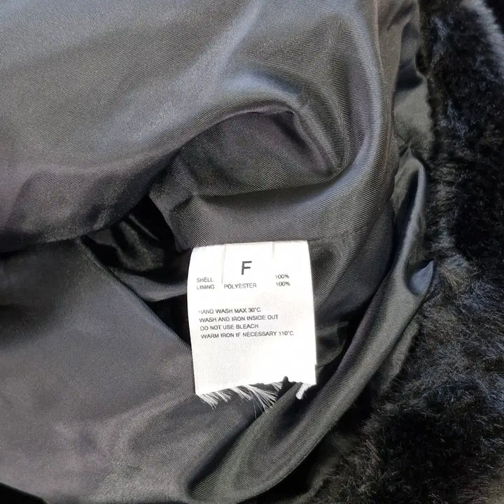 [BUNJANG] Current Crop Faux Fur Jacket / 커렌트 크롭 퍼 자켓 F