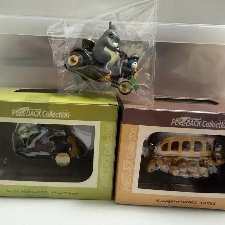[BUNJANG] Totoro Fullback Car Set / 택포 13.0)) 토토로 풀백카 세트