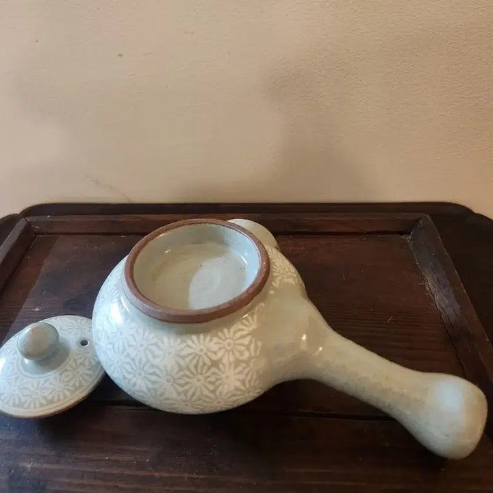 [BUNJANG] Unknown Artist Buncheong Inhwamun Tea Set / 작가작품 분청 인화문 3인다기 세트