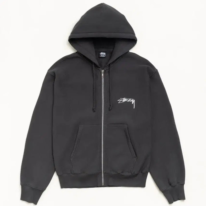 [BUNJANG] Stussy Skate Stack Pigment Dyed Hoodie / [해외] 스투시 스케이트 스택 피그먼트 다이드 후드집업 26SS