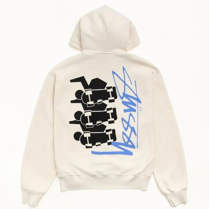 [BUNJANG] Stussy Skate Stack Pigment Dyed Hoodie / [해외] 스투시 스케이트 스택 피그먼트 다이드 후드집업 26SS