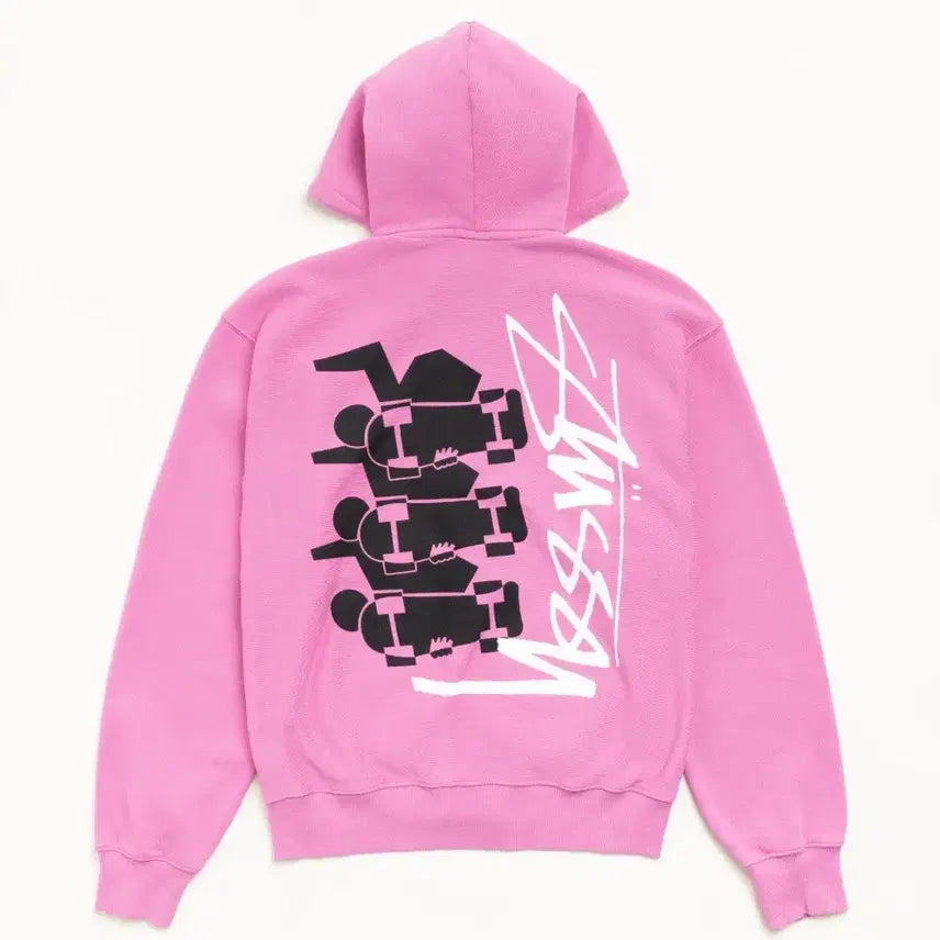 [BUNJANG] Stussy Skate Stack Pigment Dyed Hoodie / [해외] 스투시 스케이트 스택 피그먼트 다이드 후드집업 26SS