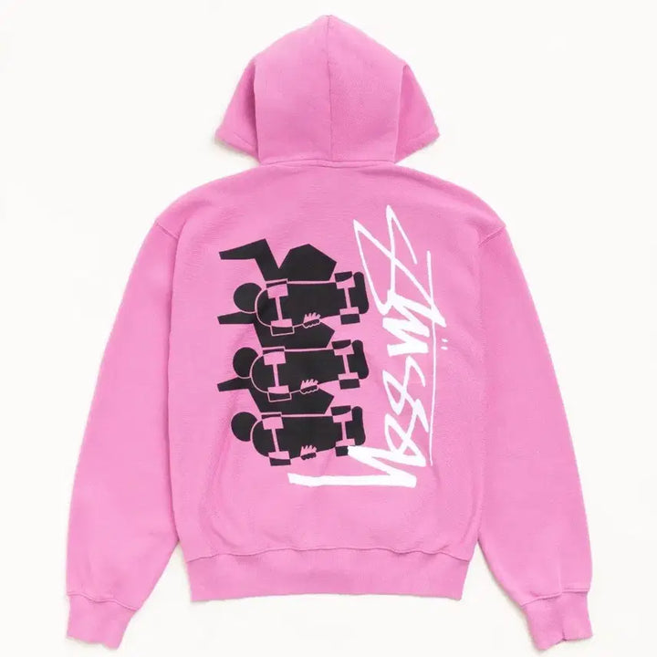 [BUNJANG] Stussy Skate Stack Pigment Dyed Hoodie / [해외] 스투시 스케이트 스택 피그먼트 다이드 후드집업 26SS