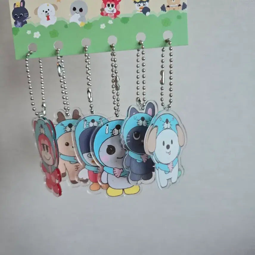 [BUNJANG] RIIZE Bonobono Acrylic Keyring Set / 라이즈 비공굿 보노보노 아크릴 키링 세트
