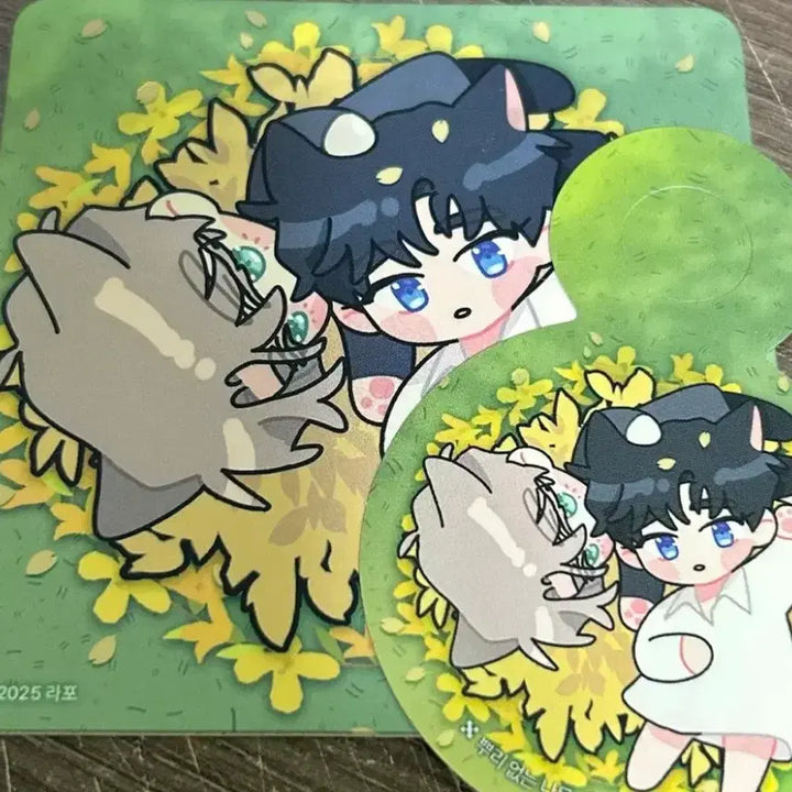 [BUNJANG] Rootless Tree Reborn Cafe Coaster, Straw Pick / 뿌리 없는 나무 뿌없나 레봄 카페 코스터, 스트로우픽 양도합니다!