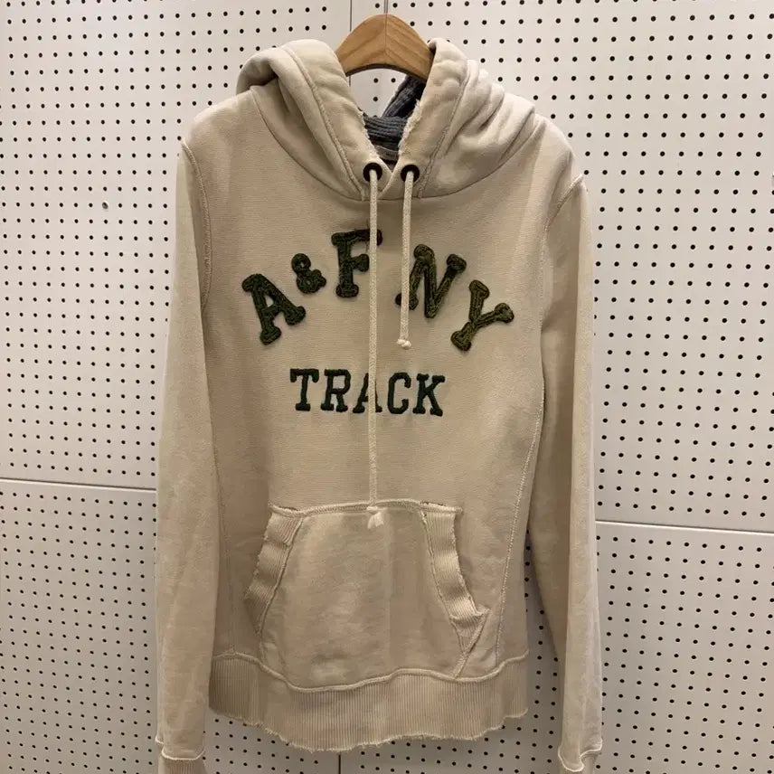 [BUNJANG] Abercrombie &amp; Fitch Track Embroidered Hoodie / 아베크롬비 앤 피치 A&amp;F 트랙 자수 후드티 U1165