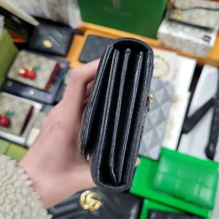 [BUNJANG] MCM Visetos Leather Long Wallet Black Unisex / MCM 블랙 장지갑 남여공용