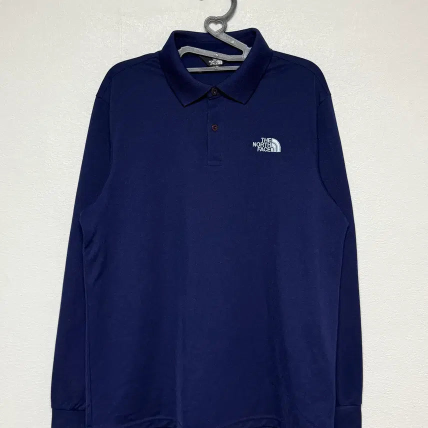 [SOLD OUT] 노스페이스 긴팔 카라티 L 네이비