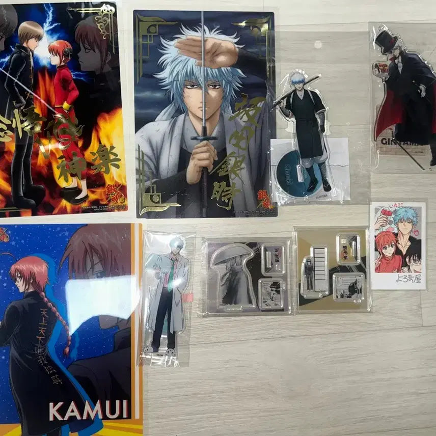 [BUNJANG] Gintama Gintoki Acrylic Clear Card Bundle / 은혼 긴토키 아크릴 클리어카드 일괄 은혼전 일국경성 탐정 긴파치