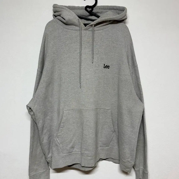 [SOLD OUT] LEE 그레이 기본 후드티 XL