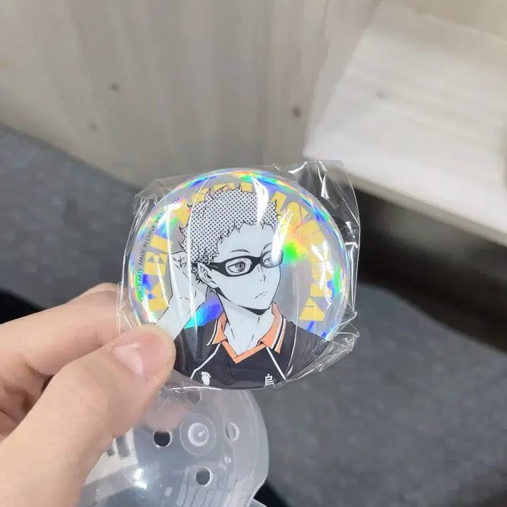 [BUNJANG] Haikyu Tsukishima Kei Pin Button Badge / 캡슐 새상품) 하이큐 핀버튼 뱃지 가챠 - 츠키시마
