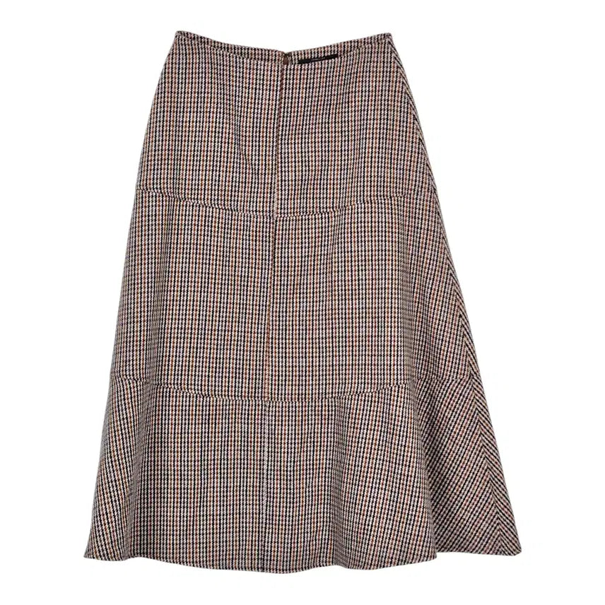 [BUNJANG] Lookast Check Long Skirt S / 룩캐스트 체크 롱 스커트 S