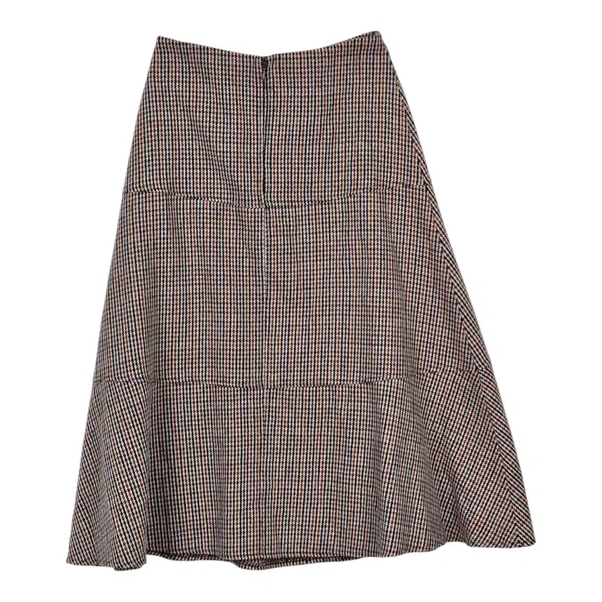 [BUNJANG] Lookast Check Long Skirt S / 룩캐스트 체크 롱 스커트 S