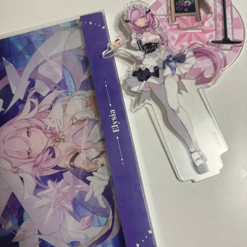 [BUNJANG] Honkai Impact 3 Elysia Acrylic Panel &amp; Stand / 붕괴3 붕괴써드 율자 엘리시아 아크릴판, 메이드 엘리시아 아크릴스탠드
