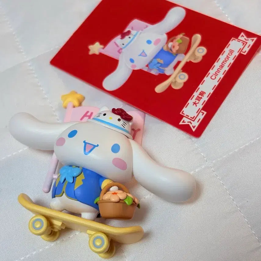 [BUNJANG] Popmart Cinnamoroll Hello Kitty 50th Anniversary Figure / 팝마트 시나모롤 헬로키티 50주년 피규어