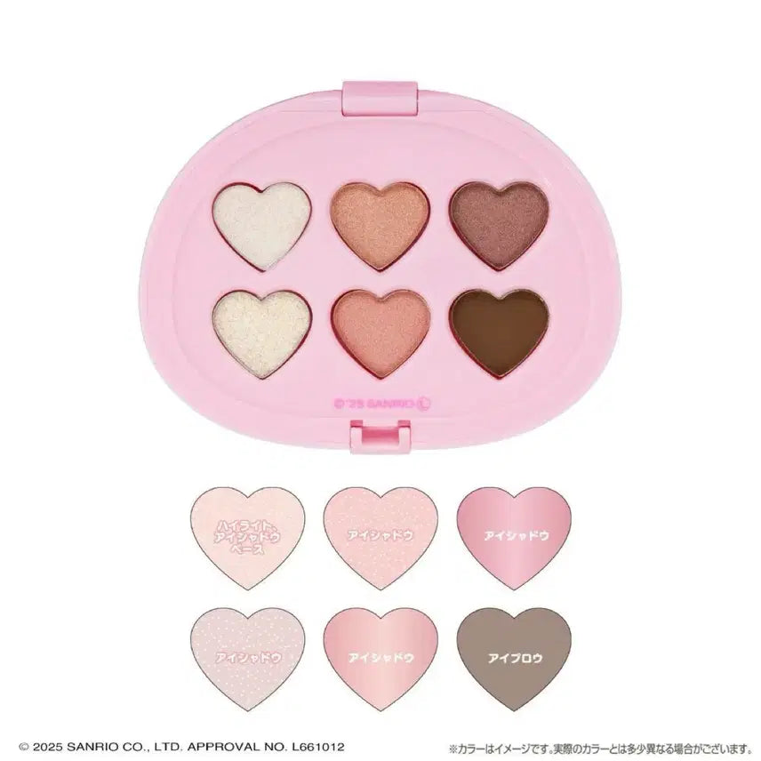 [BUNJANG] SHOBIDO Sanrio My Melody Makeup Palette / SHOBIDO 산리오 마이멜로디 멀티 메이크업 팔레트