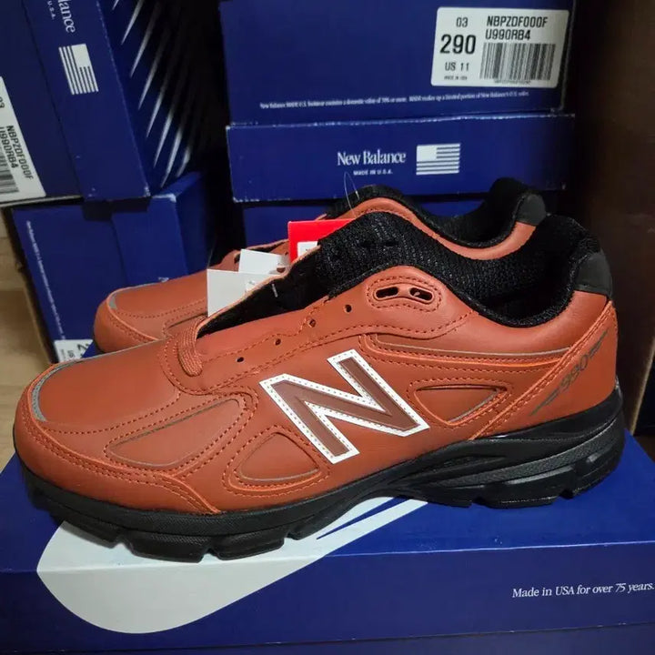 [BUNJANG] New Balance U990RB4 Brown/Black Sneakers / 뉴발란스 USA U990RB4 270사이즈 새상품