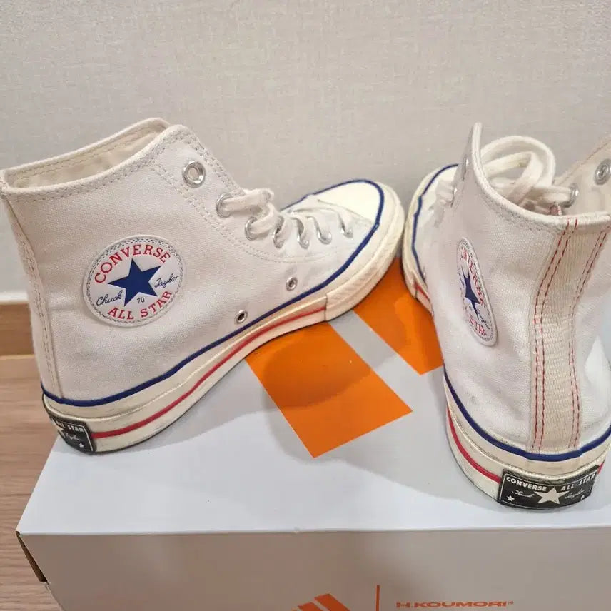 [BUNJANG] Converse Chuck 70s Ivory High Top Sneakers / 컨버스 척테일러 1970s 아이보리 하이 245