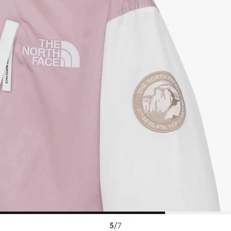 [BUNJANG] The North Face White Label Varsity Jacket Pink / 노스페이스 화이트라벨 바시티 자켓 핑크