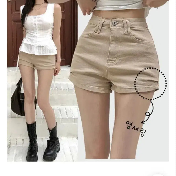 [SOLD OUT] 클래식블랑 옆셔링 블랙 숏팬츠 s 데님팬츠
