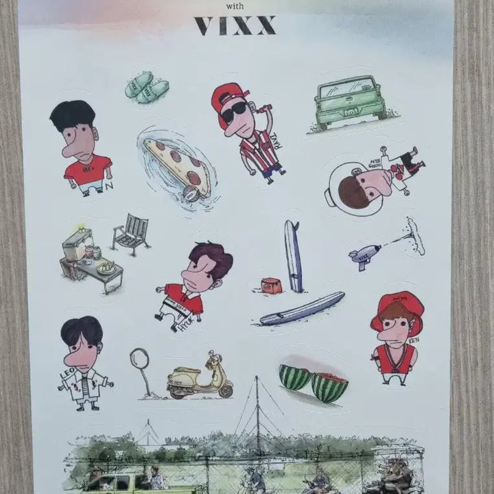 [BUNJANG] VIXX Travel Diary Goods Set / VIXX 트래블 다이어리 포토북 굿즈 세트