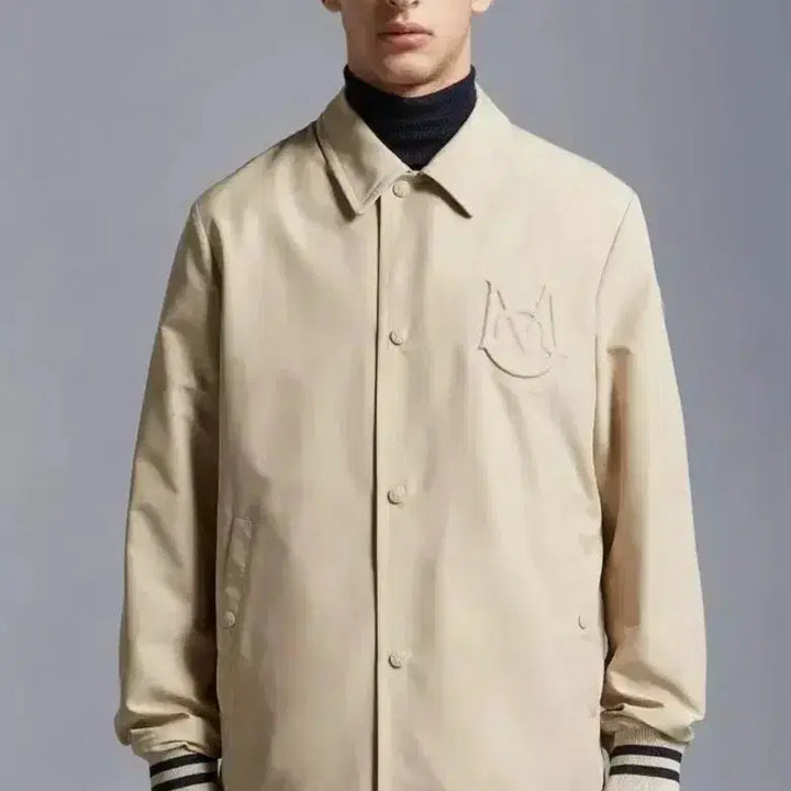 [BUNJANG] Moncler Beige Shirt Jacket / 몽클레어 베이지색 자켓 셔츠자켓