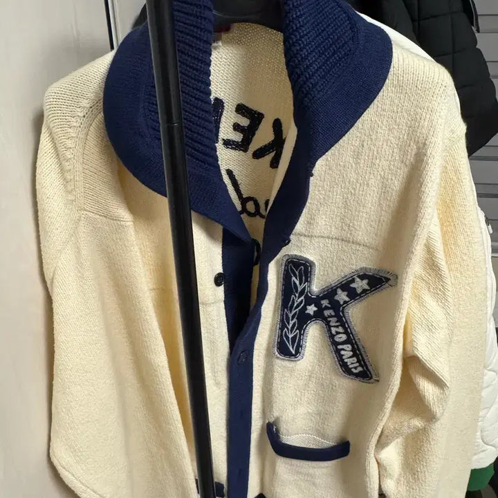 [SOLD OUT] KENZO 겐조 아이보리 니트 가디건