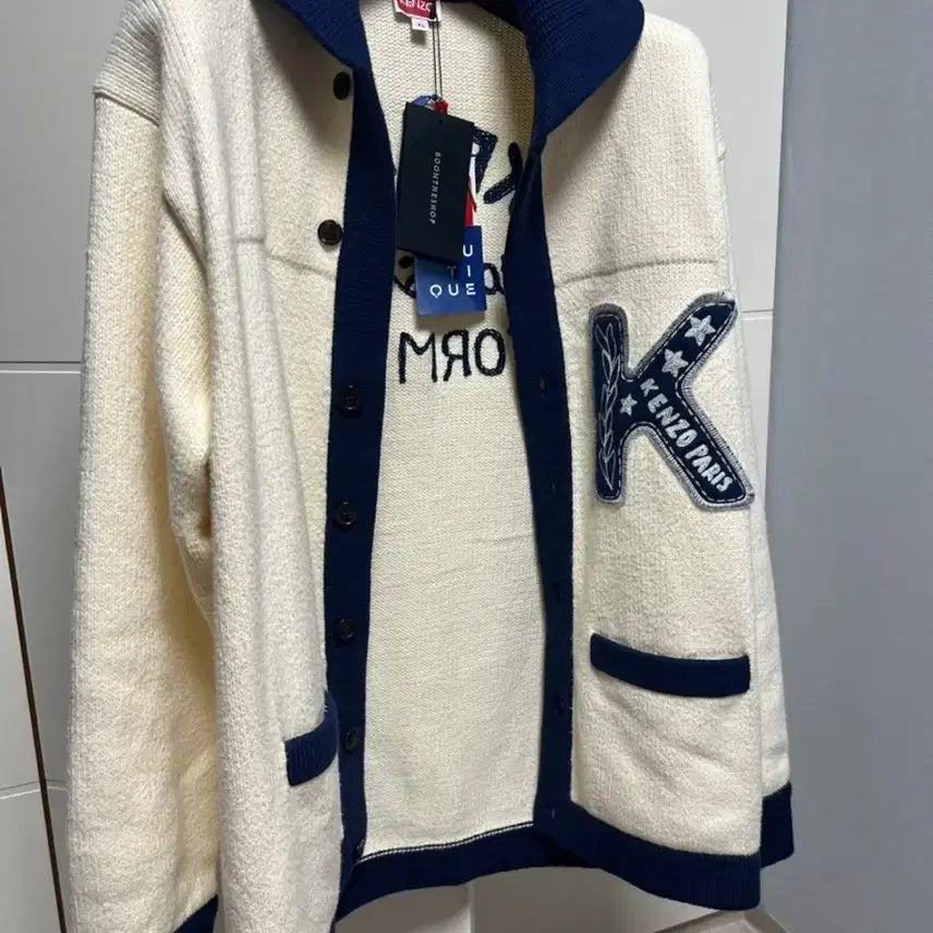 [SOLD OUT] KENZO 겐조 아이보리 니트 가디건