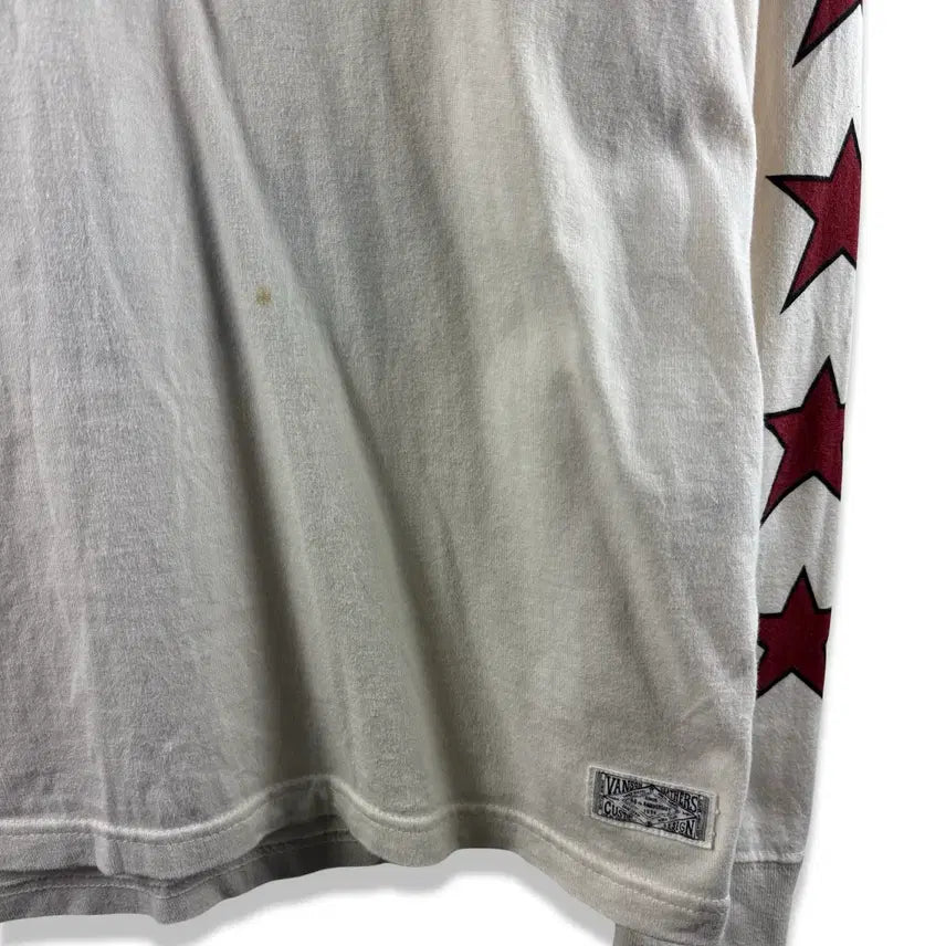 [BUNJANG] Benson 40th Anniversary Ivory Star Printing Long Sleeve T-shirt / 밴슨 40주년 아이보리 스타 프린팅 롱슬리브2316