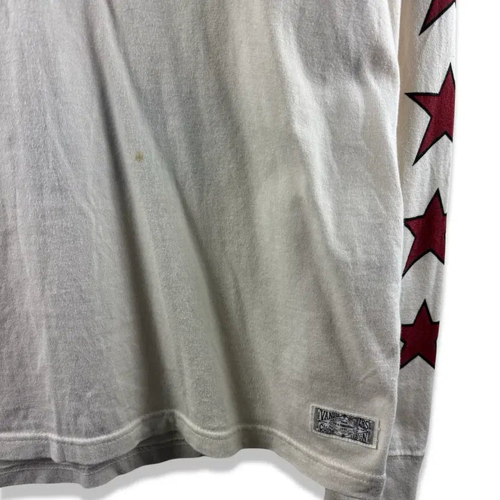 [BUNJANG] Benson 40th Anniversary Ivory Star Printing Long Sleeve T-shirt / 밴슨 40주년 아이보리 스타 프린팅 롱슬리브2316