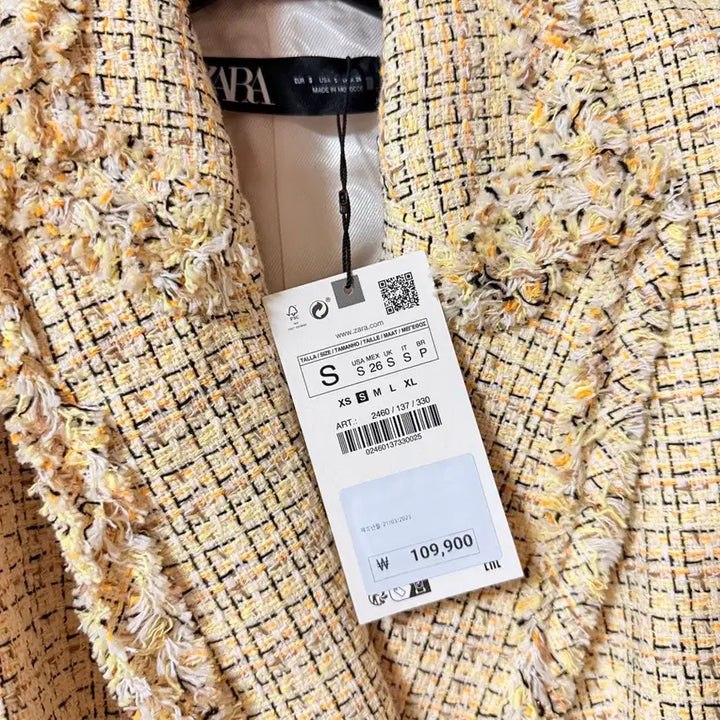 [SOLD OUT] 자라 zara 트위드자켓 s사이즈