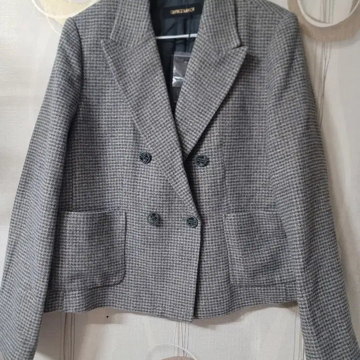[BUNJANG] George Rech Check Double-Button Women&