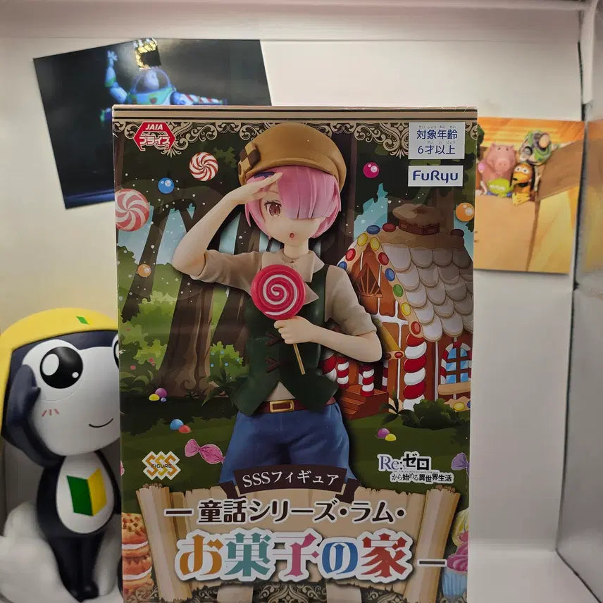 [BUNJANG] Re:Zero SSS Figure Ram Figure Fairytale Series Gingerbread House Figure / 미개봉 리제로 SSS 피규어 람 피규어 동화 시리즈 과자의 집  헨젤