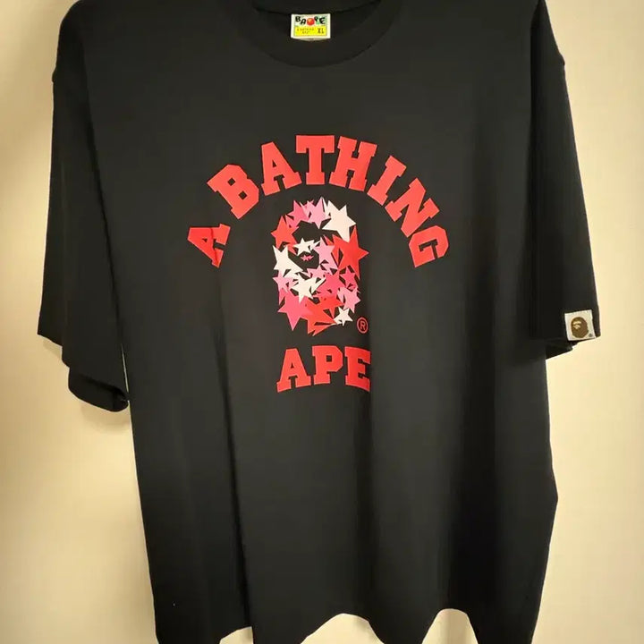 [SOLD OUT] 베이프 스타 콜리지 릴렉스드 핏 반팔