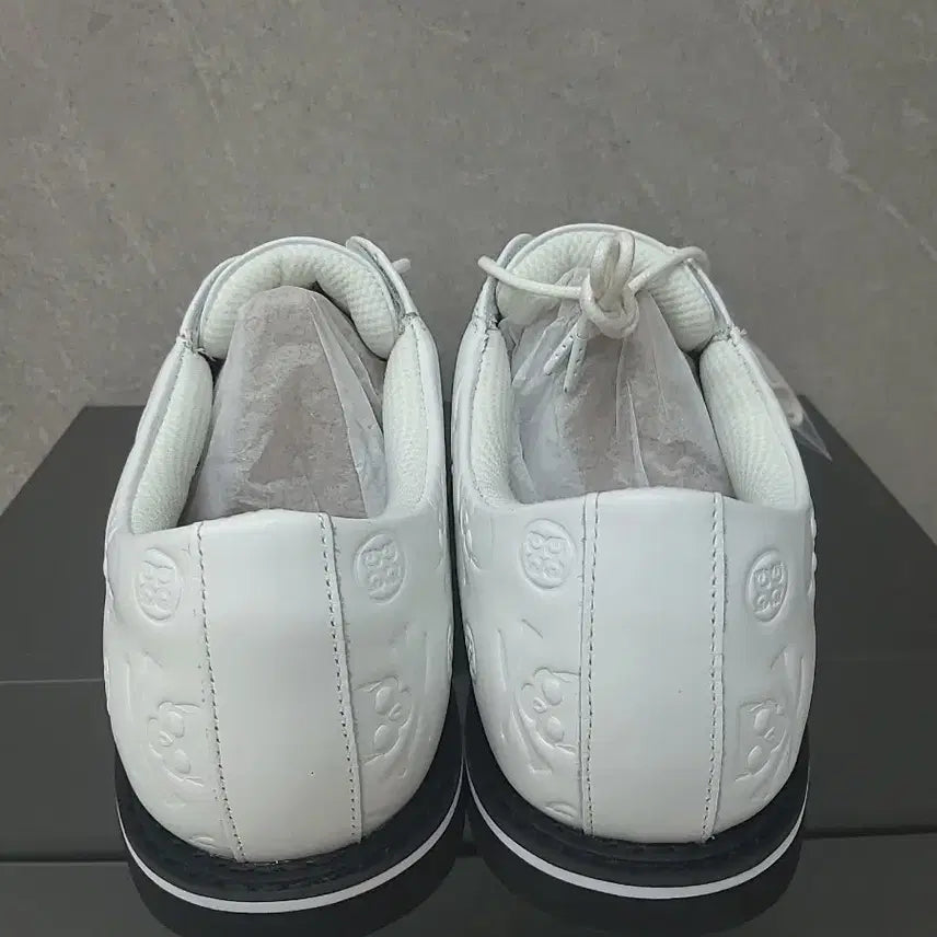 [BUNJANG] G/FORE Skull Print Golf Shoes White / 지포어(정품) 해골 프린트 골프화 화이트 새상품 265/270