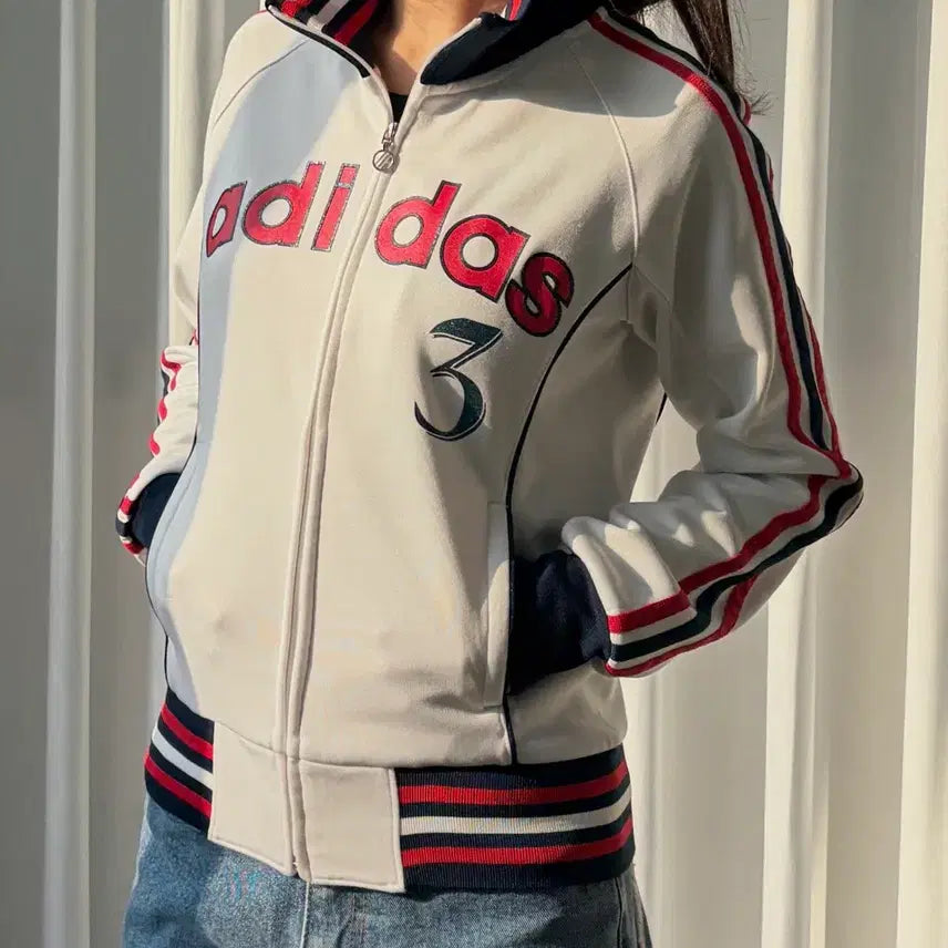 [BUNJANG] Adidas JPN Spell-Out Track Top Jersey / [S]아디다스 JPN 일본판 스펠아웃 트랙탑 져지