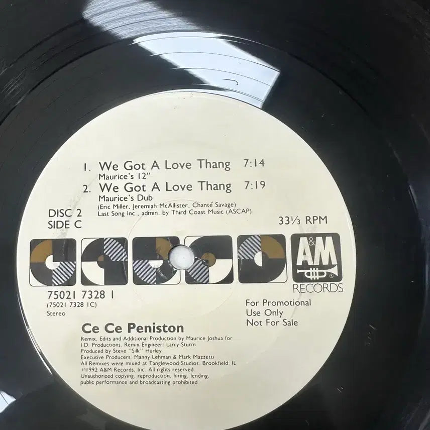 [BUNJANG] Ce Ce Peniston We Got A Love Thang 2LP / [LP] 씨씨 페니스턴 - WE GOT A LOVE THANG 2LP