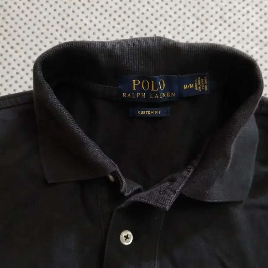 [BUNJANG] Polo Ralph Lauren Black Polo Shirt / 폴로 랄프로렌 블랙 카라티